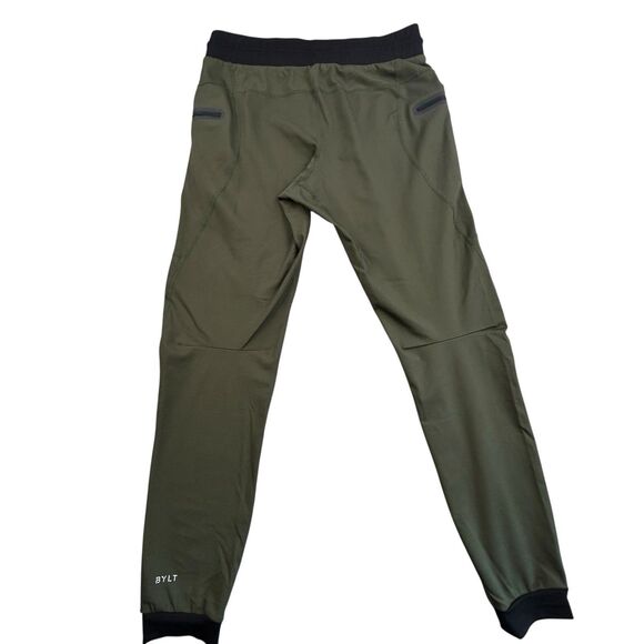 Bylt Premium Jogger Mens L Green Pull On Drawstring Activewear Track Pants - Picture 6 of 12